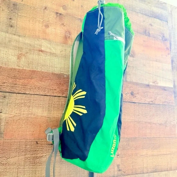 Cotopaxi Luzon Backpack in Green, Blue & Yellow - Picture 4 of 7